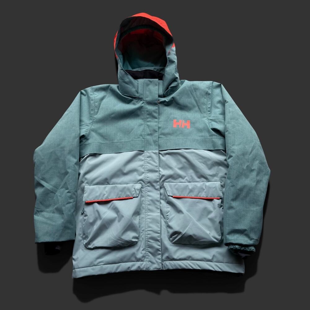 Grey Helly Hanson Gore-Tex Water Proof Snow Jacket Snow Sports Women's Small
